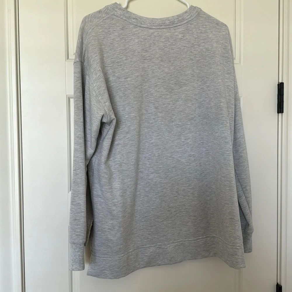Green tea grey sweater tunic - Picture 4 of 4